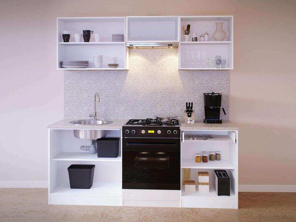 Кухонный гарнитур ПН-08 + ТК-08 + ПН-06.2 + ПН-06 + ТК-06м Сокол дуб/белый