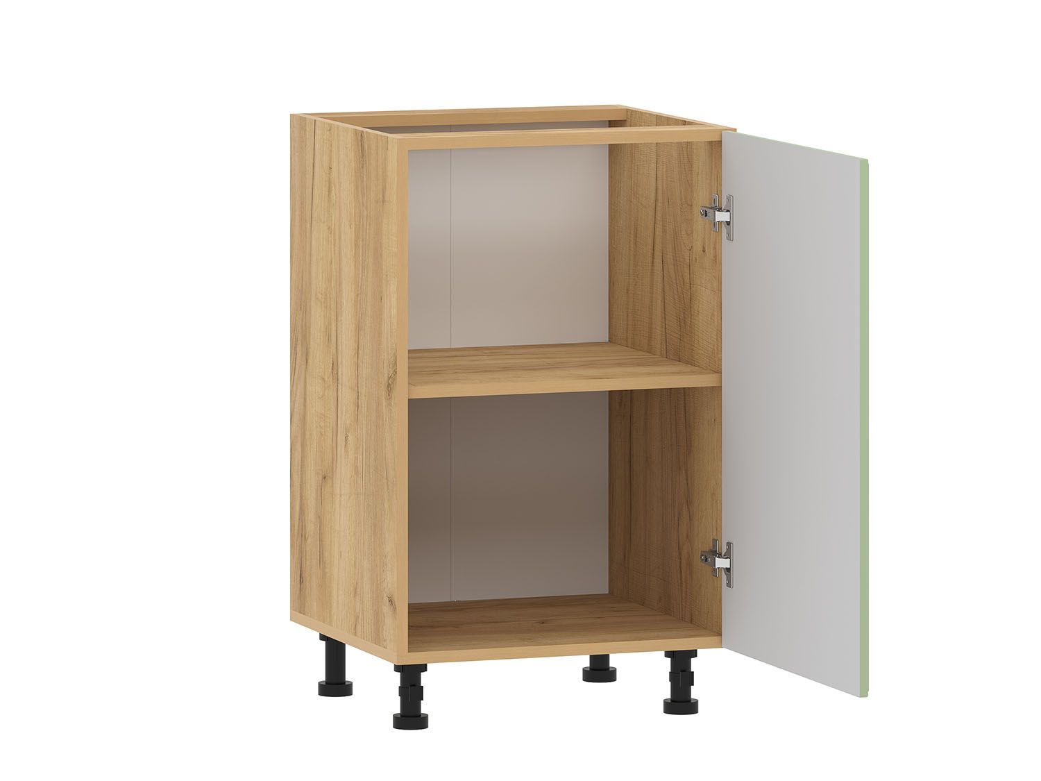 Вокс 100.01 тумба кухонная (500) Дуб Крафт золотой / Фисташка