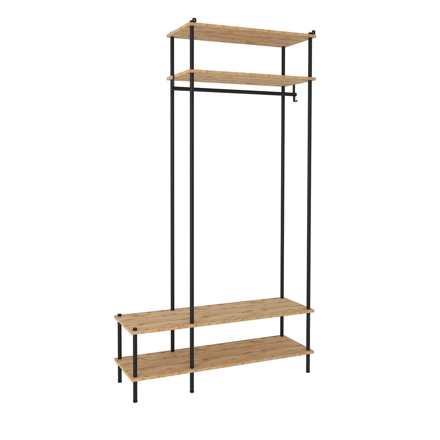 Прихожая 44 НеШкаф Черный