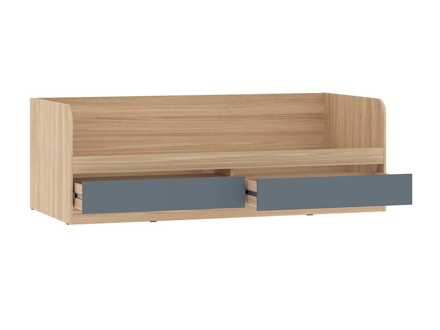 НМ 041.92 Кровать Элиот Белый/Маренго/Баунти Песочный