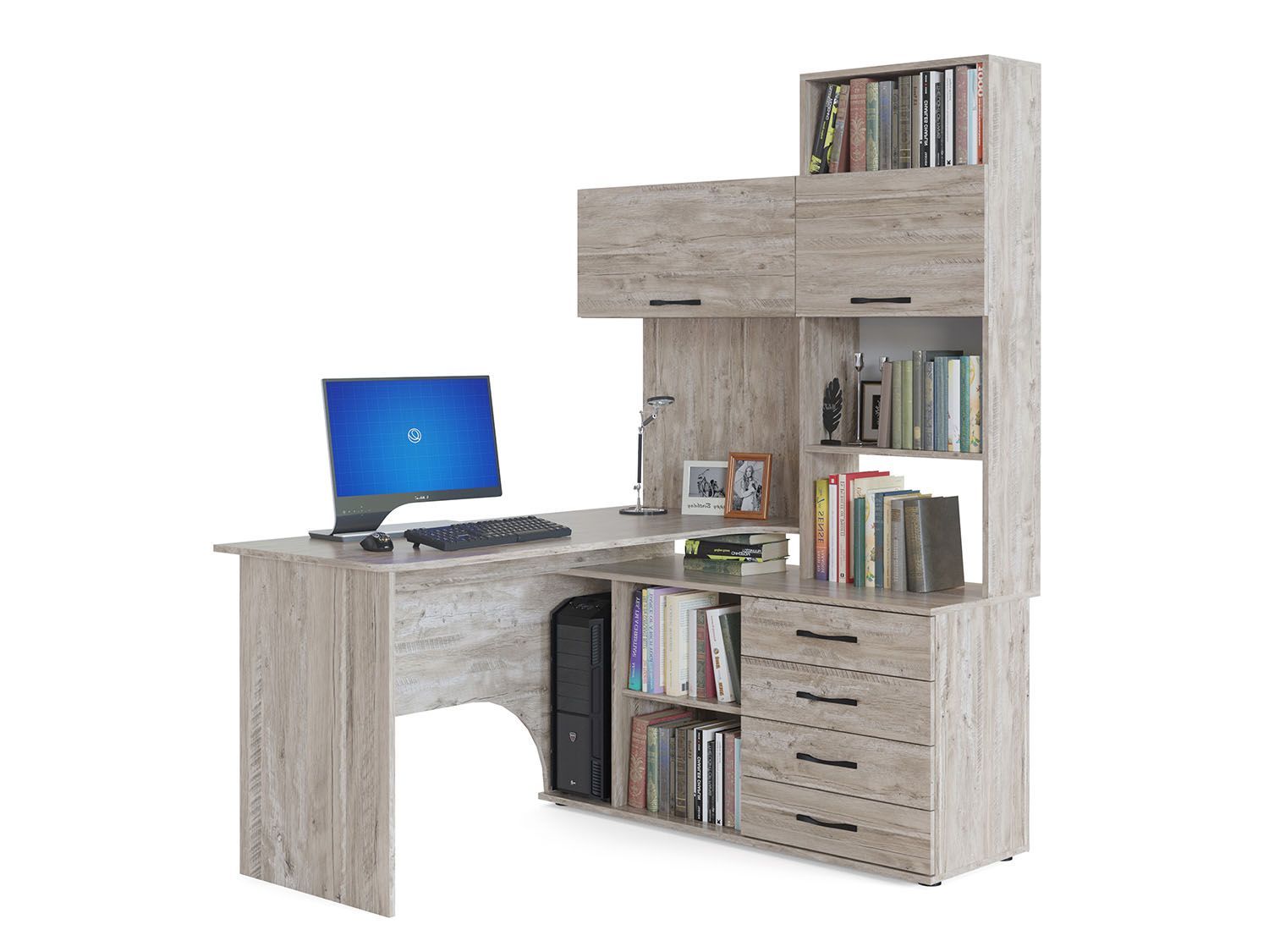 Компьютерный стол КСТ-14.1П Дуб Юкон