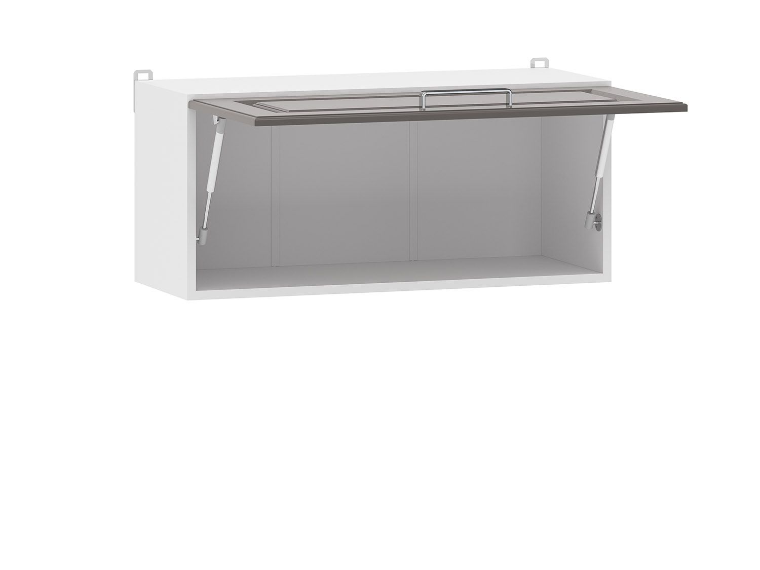 Вокс 100.38 800 шкаф навесной / Белый/Графит