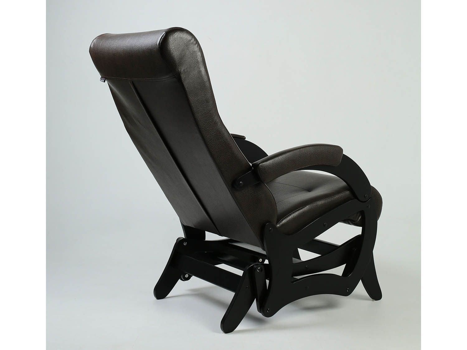 Кресло-маятник Амелия Черный / Венге