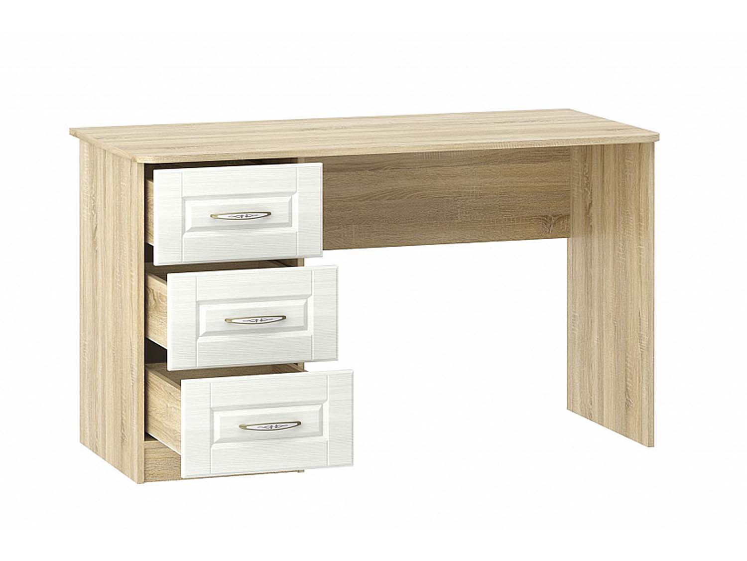 Стол письменный НМ 011.47-01 Оливия Дуб Сонома/белое дерево