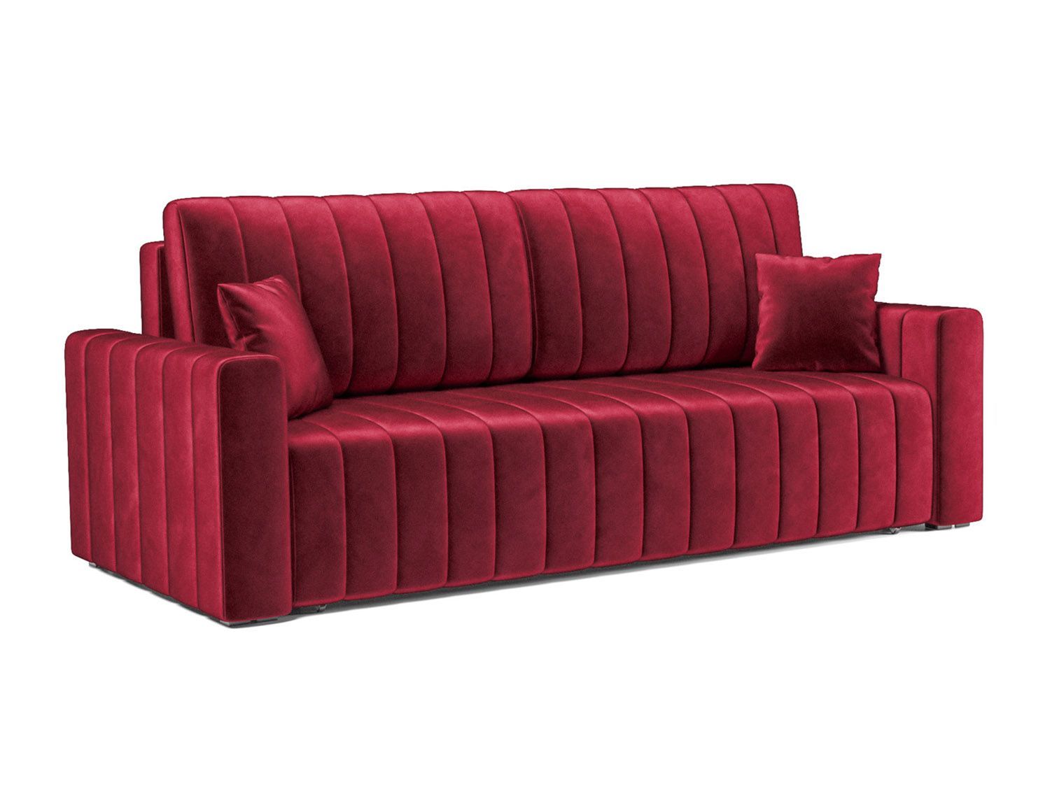 Диван Лондон бархат красный  STAR VELVET 3 DARK RED