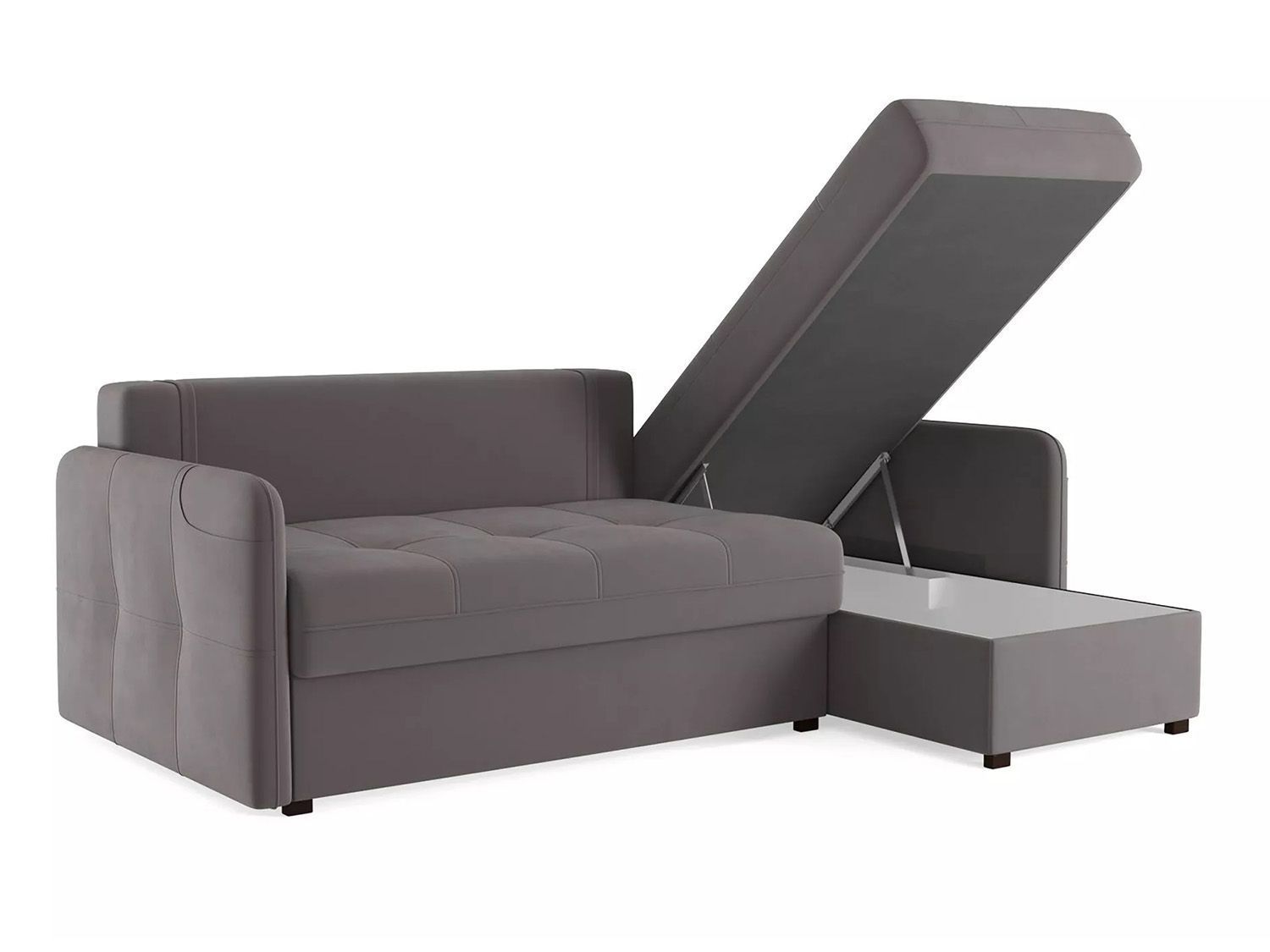 Диван-кровать угловой Смарт 1 2Т-1Пф Велюр Велютто 19