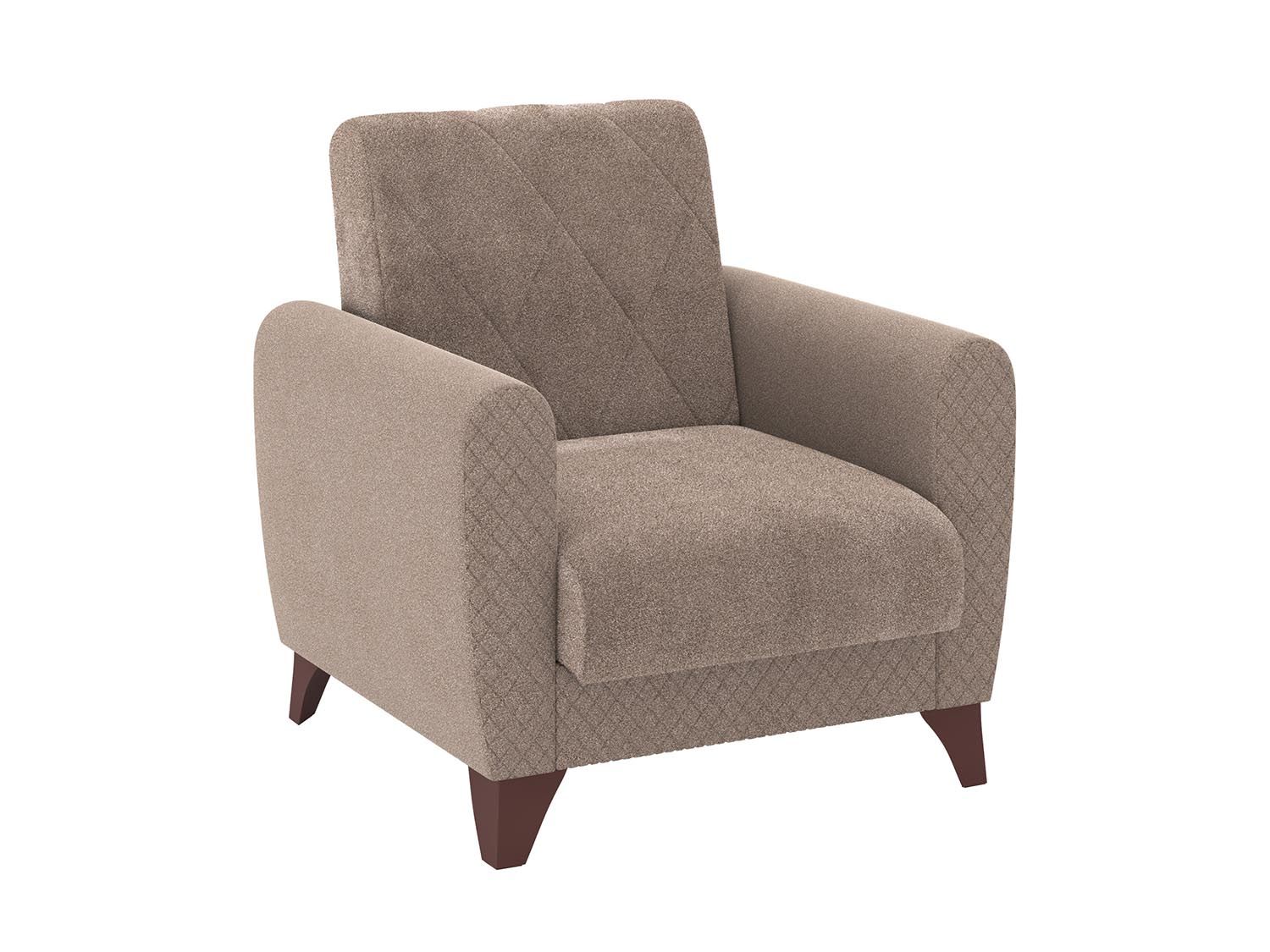 Эдвин М кресло для отдыха / велюр джоя 014 кофе