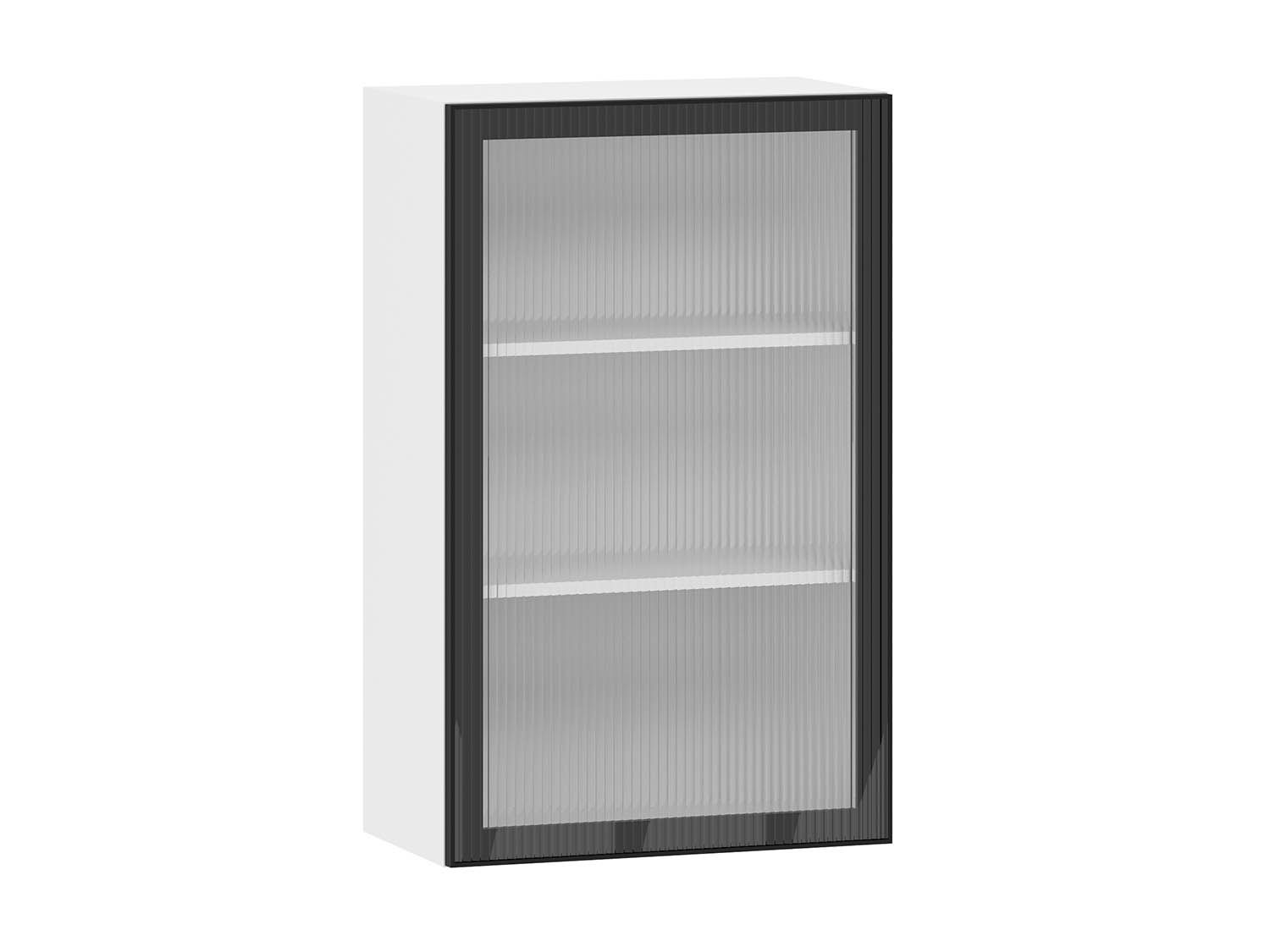 Moru 100.82.600 шкаф наквесной Белый / Черный