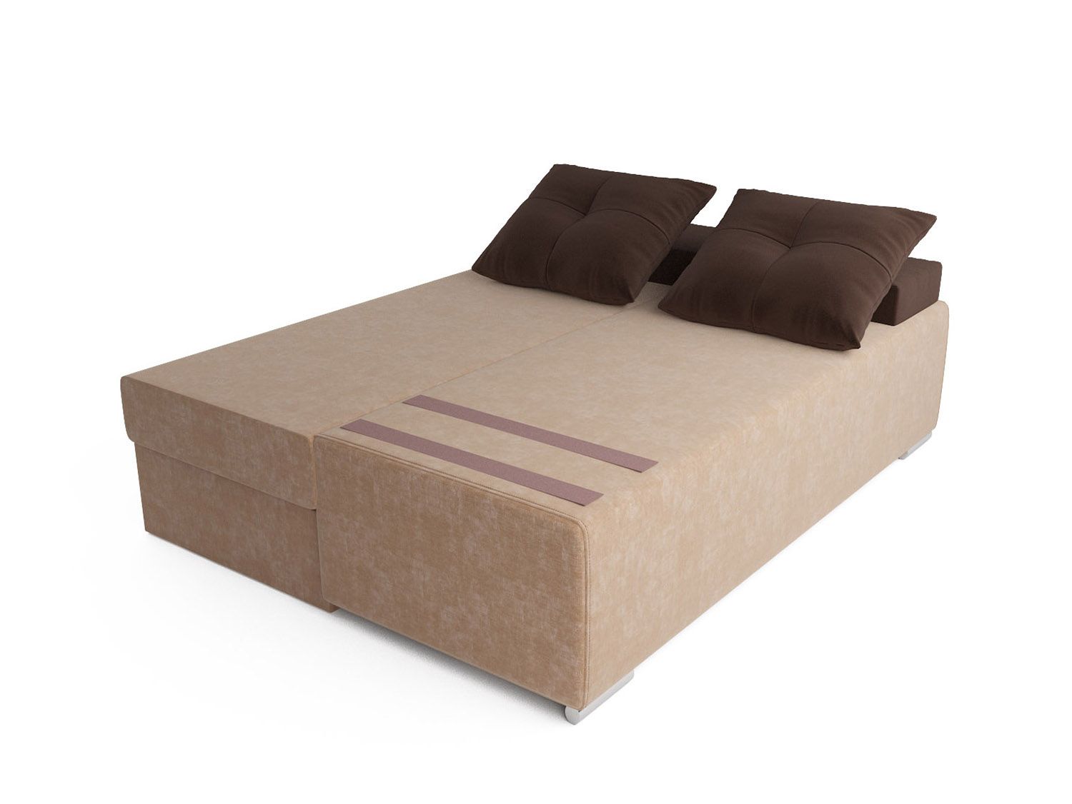 Диван Мадейра Кордрой бежево-коричневый