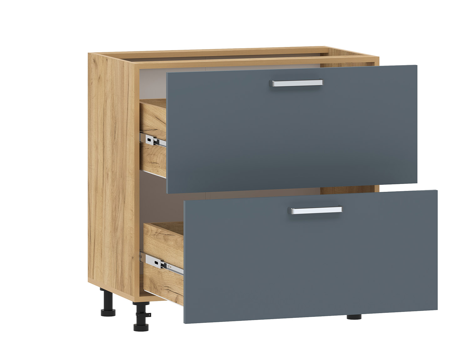 Борги 100.05 800 тумба кухонная / Дуб Крафт золотой/Маренго