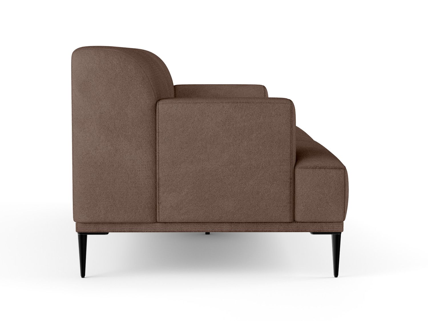 Диван 2-х местн. Бергамо велюр барни шоколад