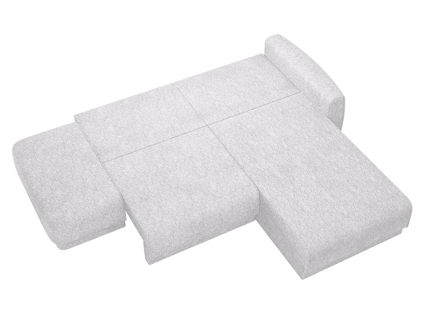 Женева SOPF ПРАВЫЙ диван-кровать угловой еврокнижка / Бриллиант