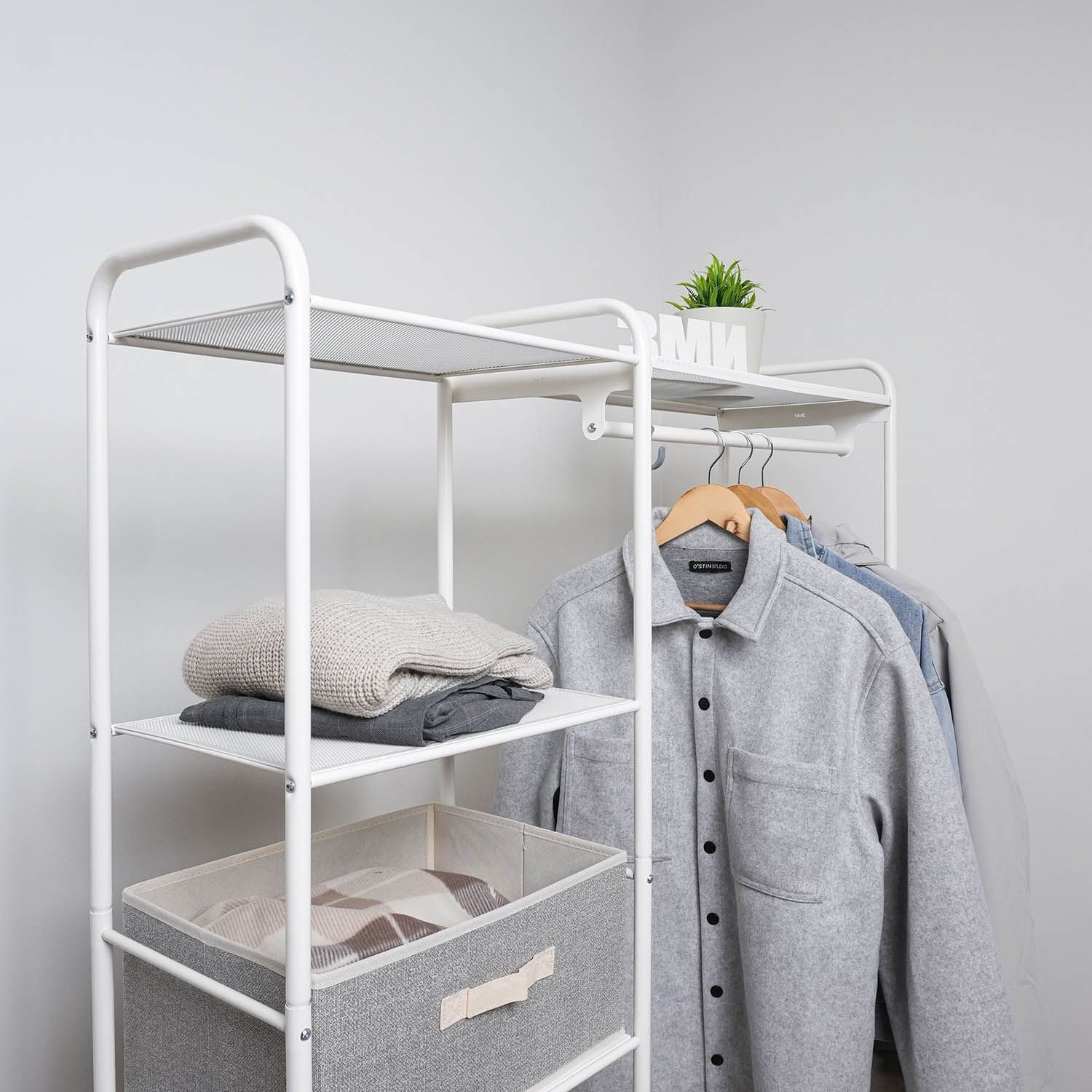 Гардеробная система Валенсия 1 Белый