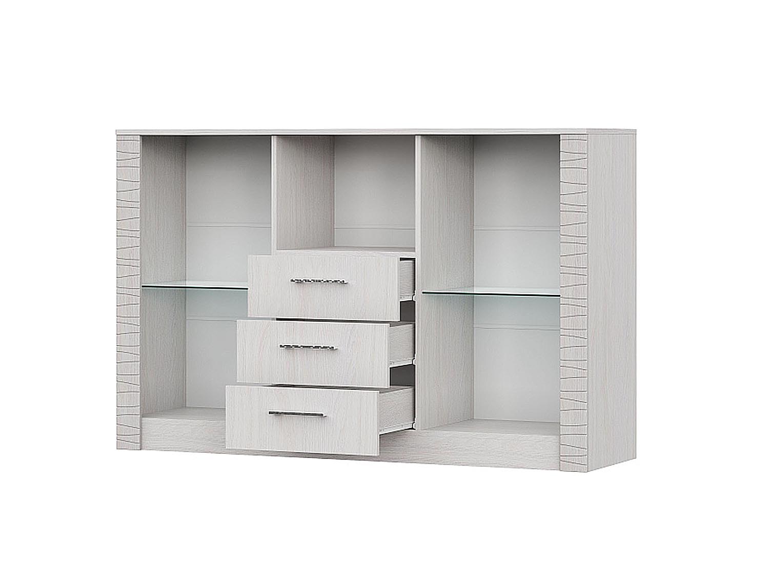 Спальня Гамма 20 серия 4 вар. 1 / Ясень анкор светлый/Сандал светлый