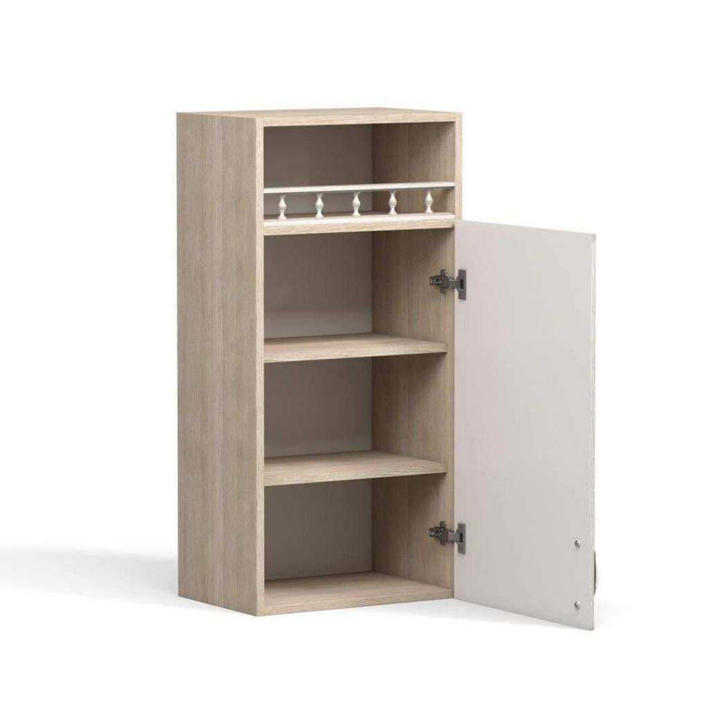 Анжелика шкаф навесной ШКН 450 П/ясень патина В 920