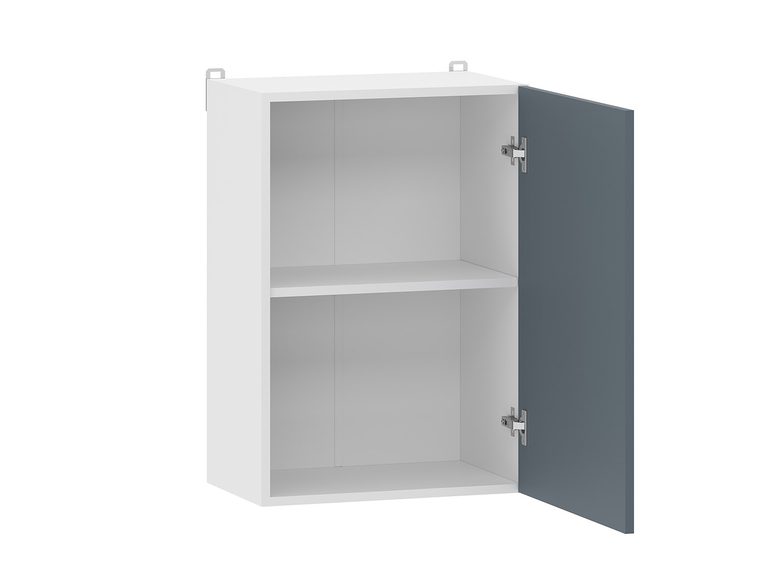 Борги 100.30 500 шкаф навесной / Белый/Маренго