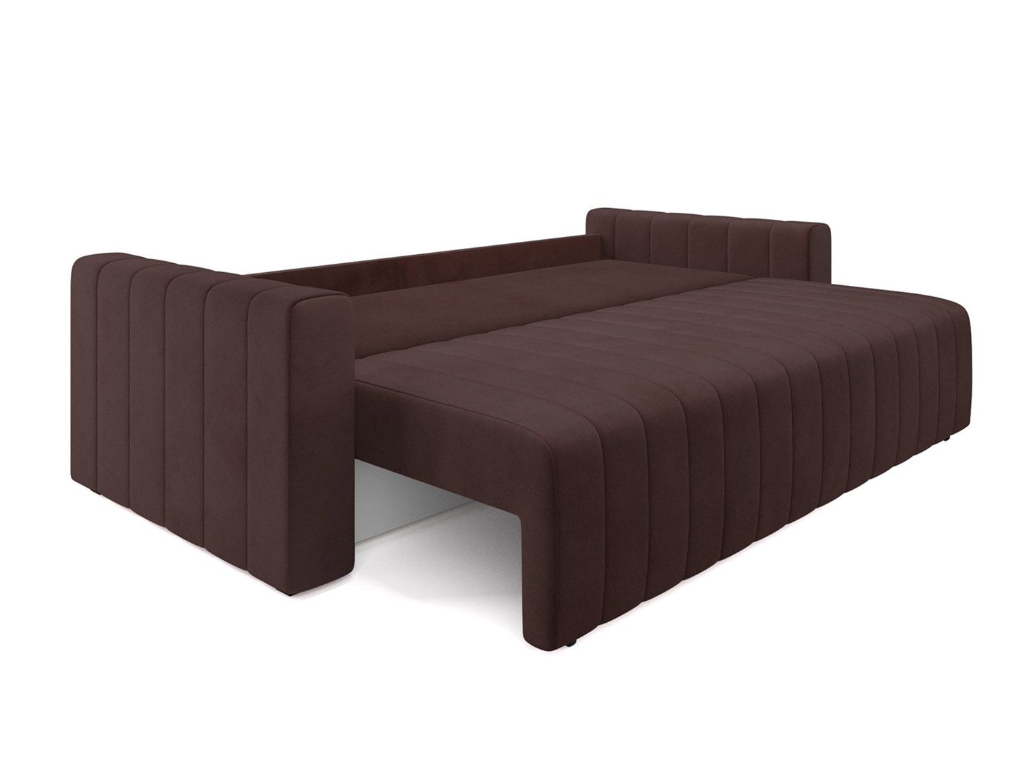 Диван Лондон велюр шоколадный / HB-178/16