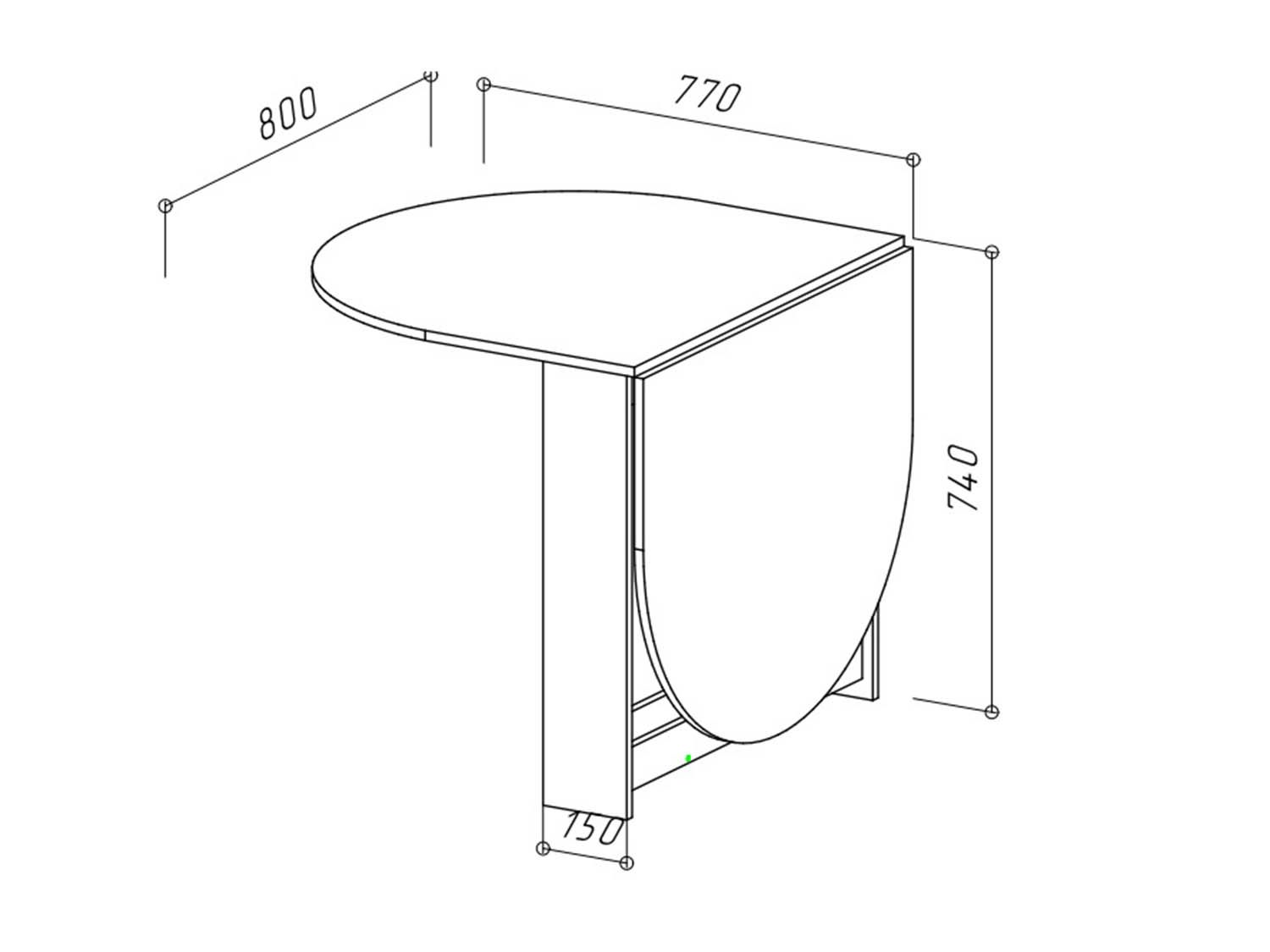 Стол раскладной овальный Хром / Дуб Сонома