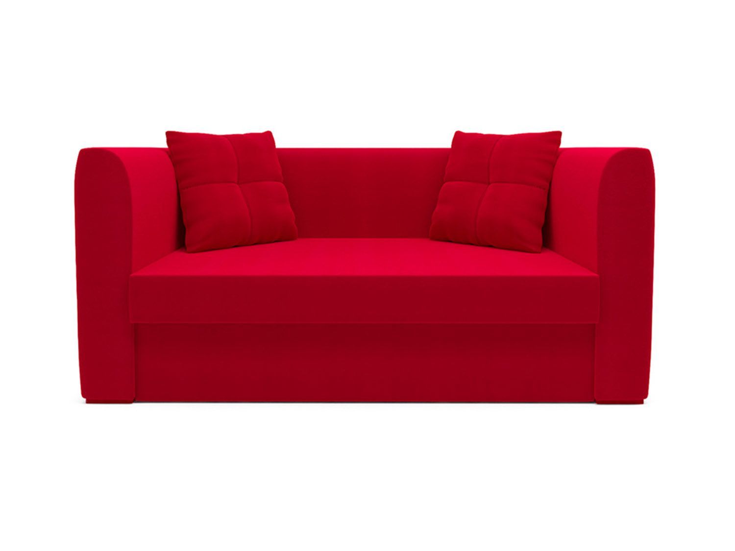 Диван Ассоль красный