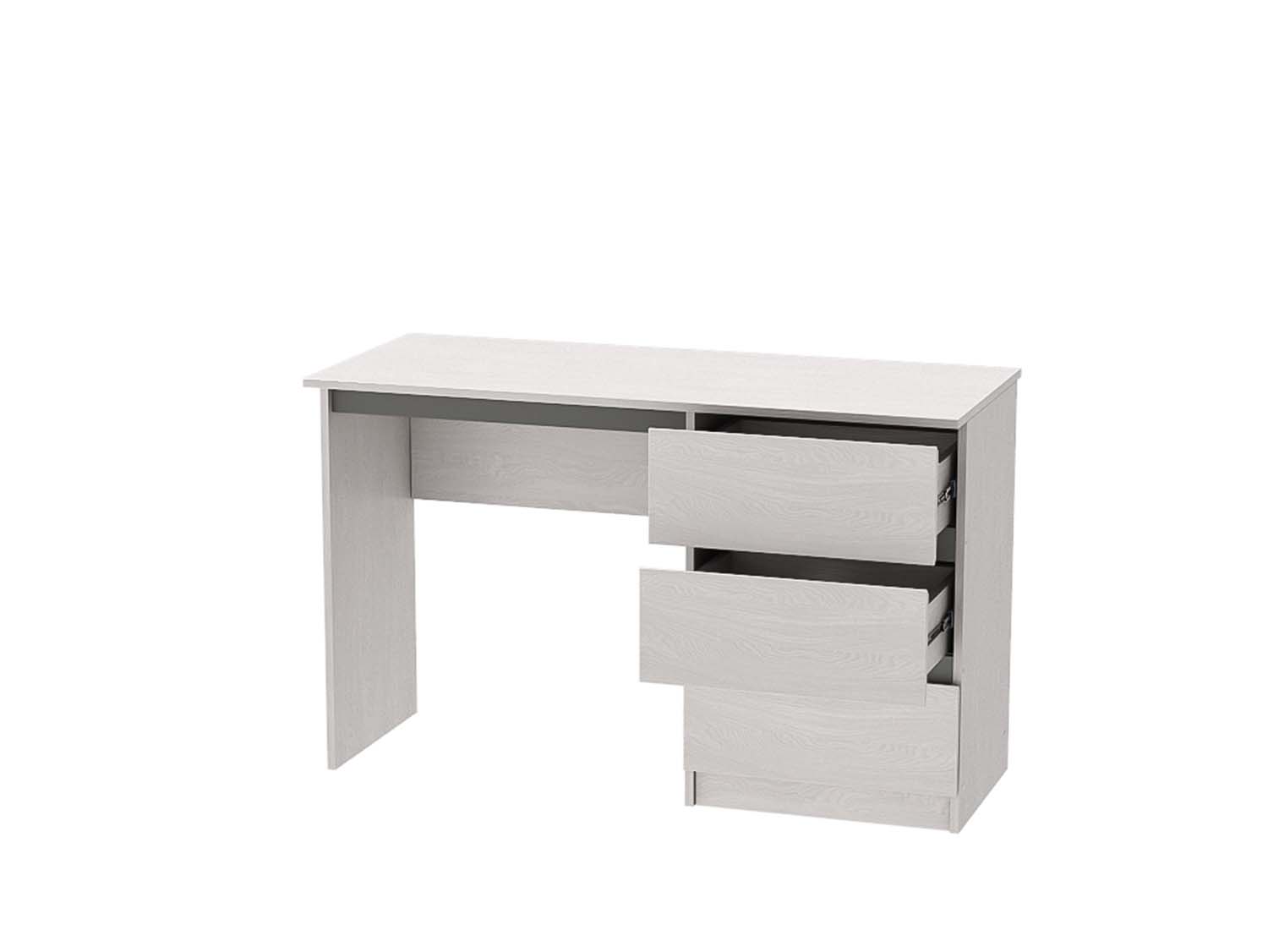 Кэт-1 стол 3 ящика - Ясень Анкор светлый