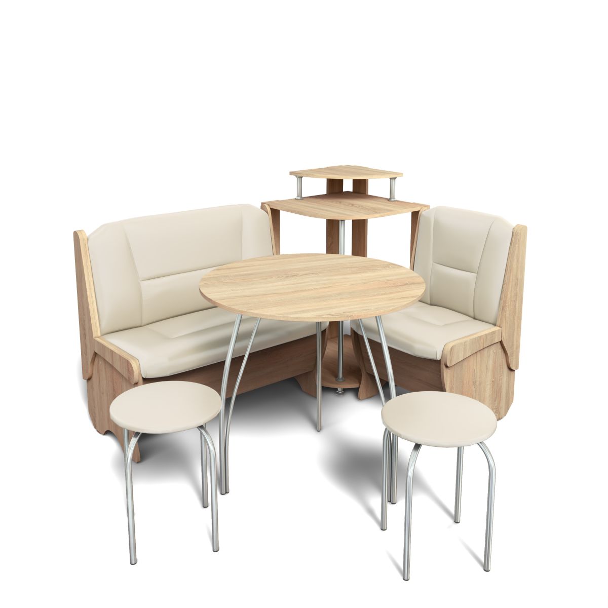 Кухонный набор Лотос дуб сонома/крем