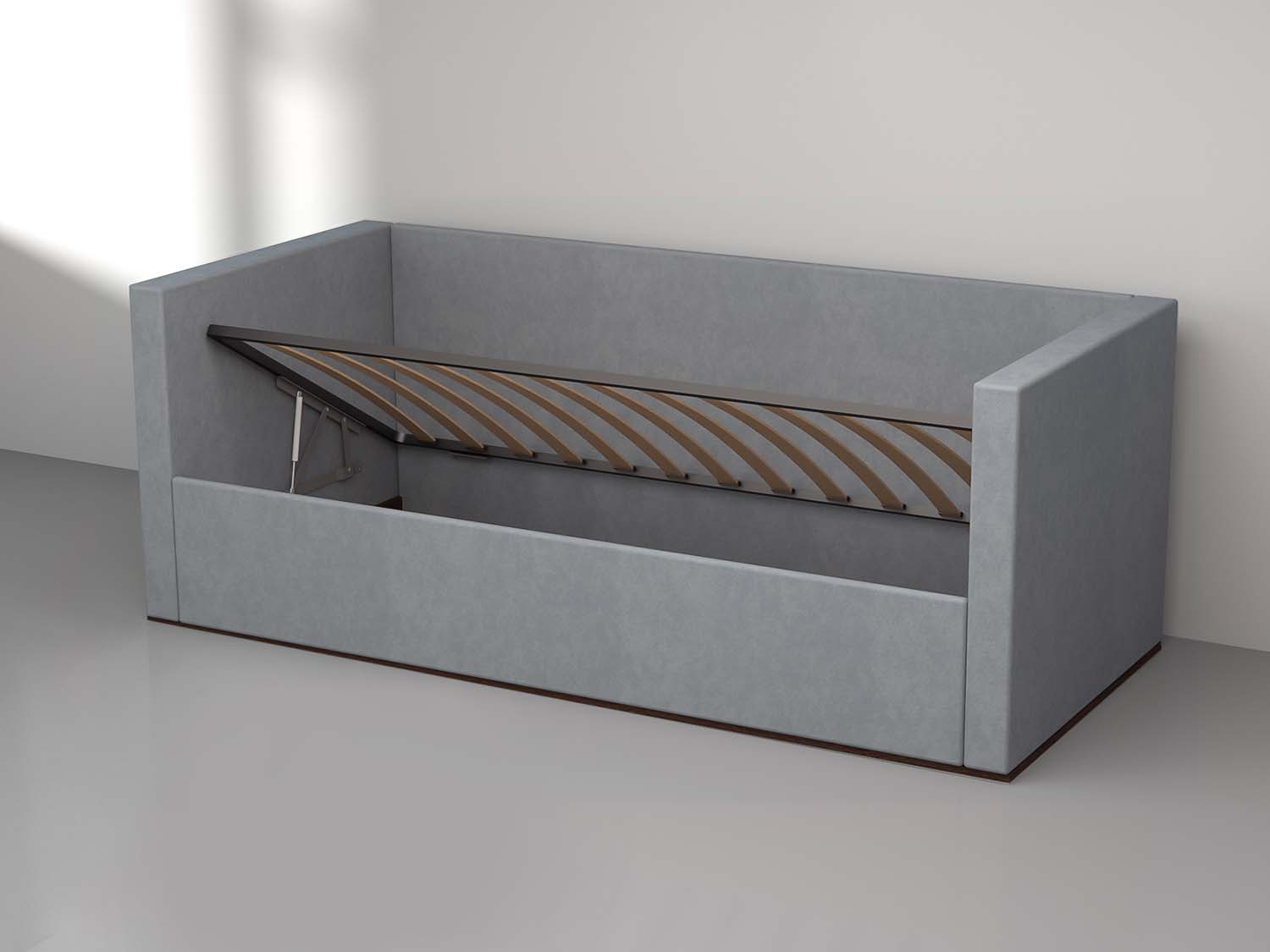 Кровать 0,9 арт.030 - Серый