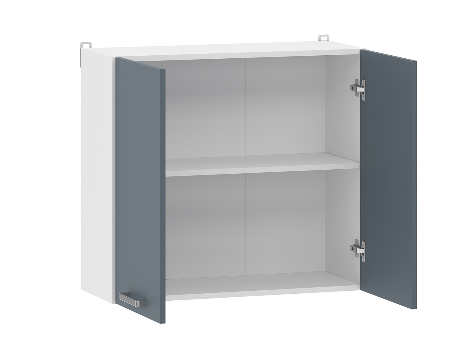 Борги 100.31 800 шкаф навесной / Белый/Маренго