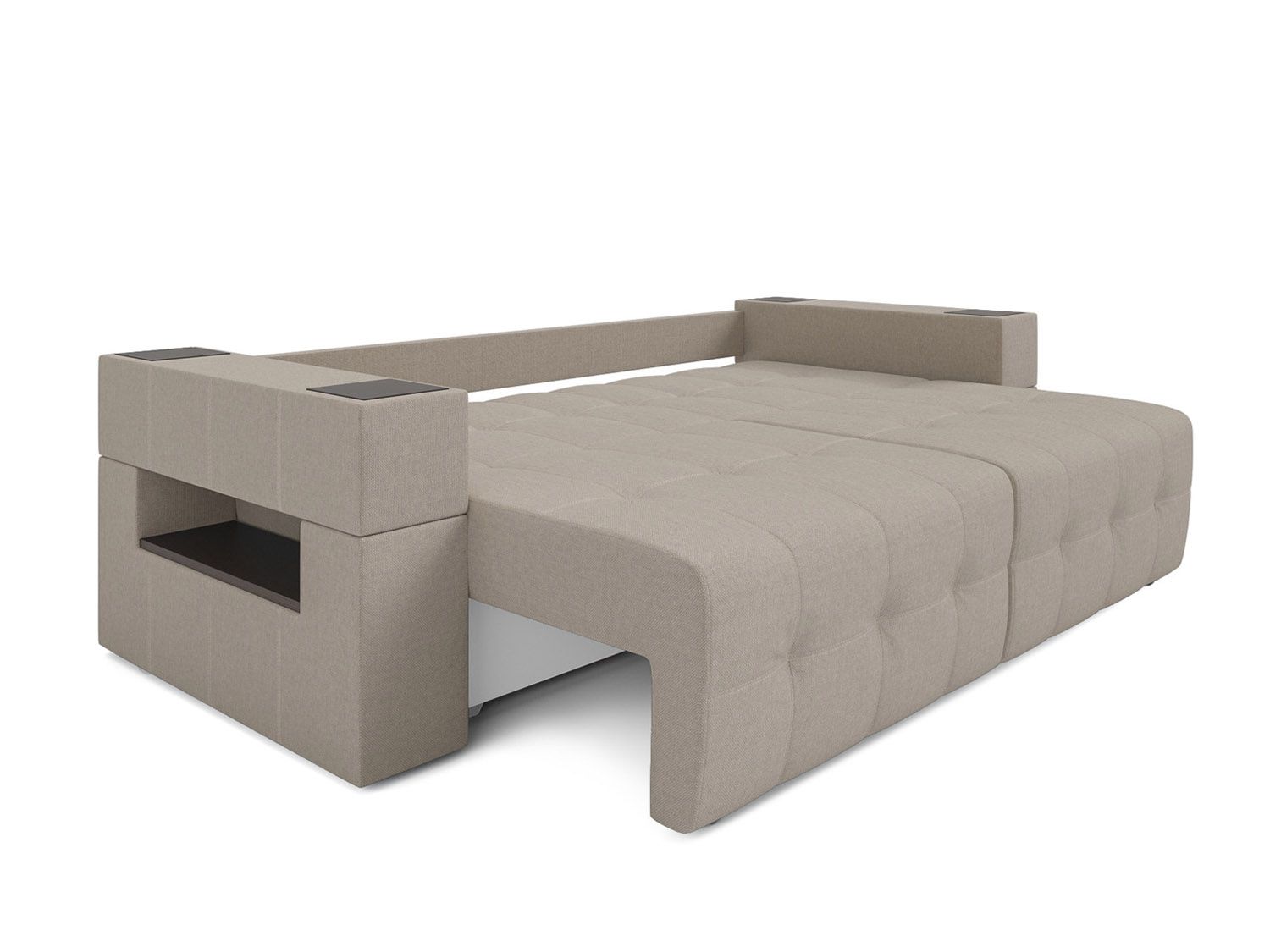 Диван Венеция бежевая рогожка