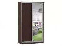 Шкаф купе Модерн 905х600 2-х дверный зеркало венге