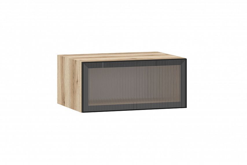 Moru шкаф навесной 100.90.800 / Дуб делано/Черный