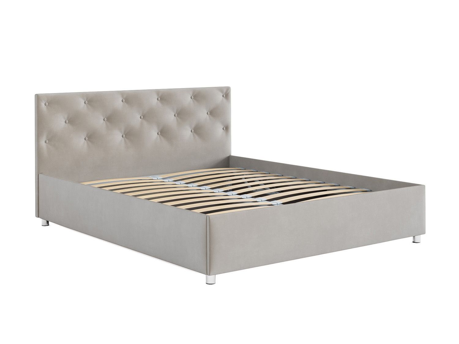 Кровать Классик бархат бежевый STAR VELVET 6 BEIGE 160