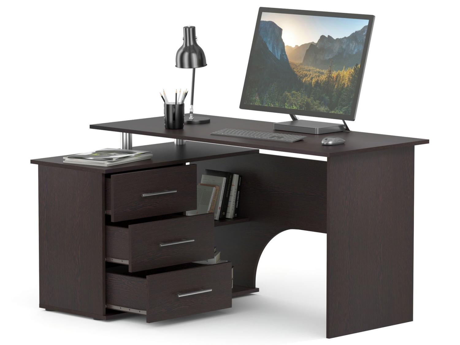 Компьютерный стол КСТ-09 правый / Венге