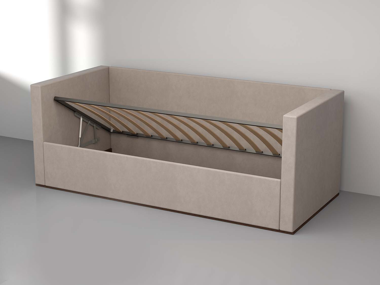 Кровать 0,9 арт.030 - Бежевый