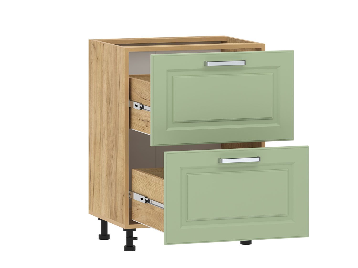 Кухня Вокс комплект 2 Дуб Крафт золотой / Фисташка