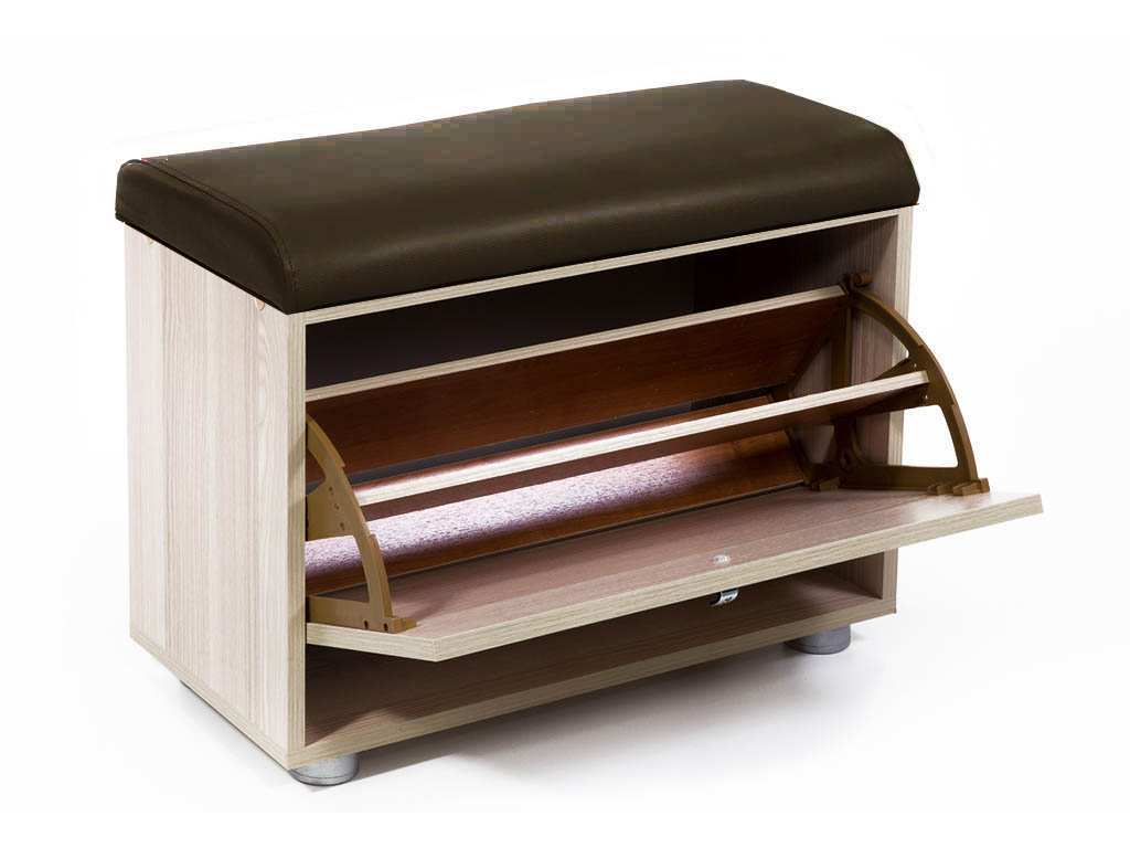 Обувница МС-1 ясень светлый/умбер