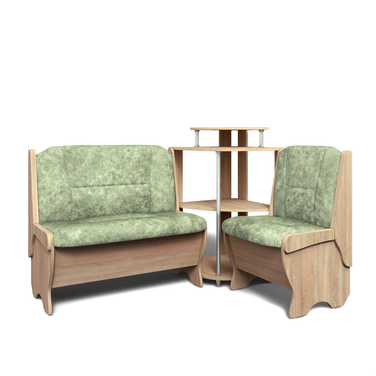 Кухонный набор Лотос дуб сонома/мохито