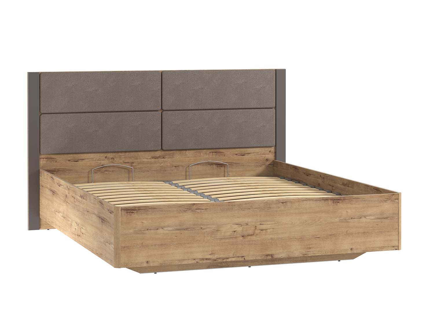 НМ 040.52-01 М кровать Livorno / дуб бунратти/софт графит