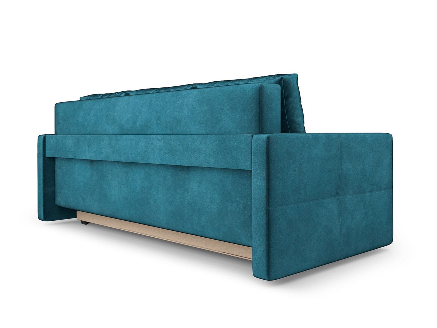 Диван Марсель №2 бархат сине-зеленый STAR VELVET 43 BLACK GREEN