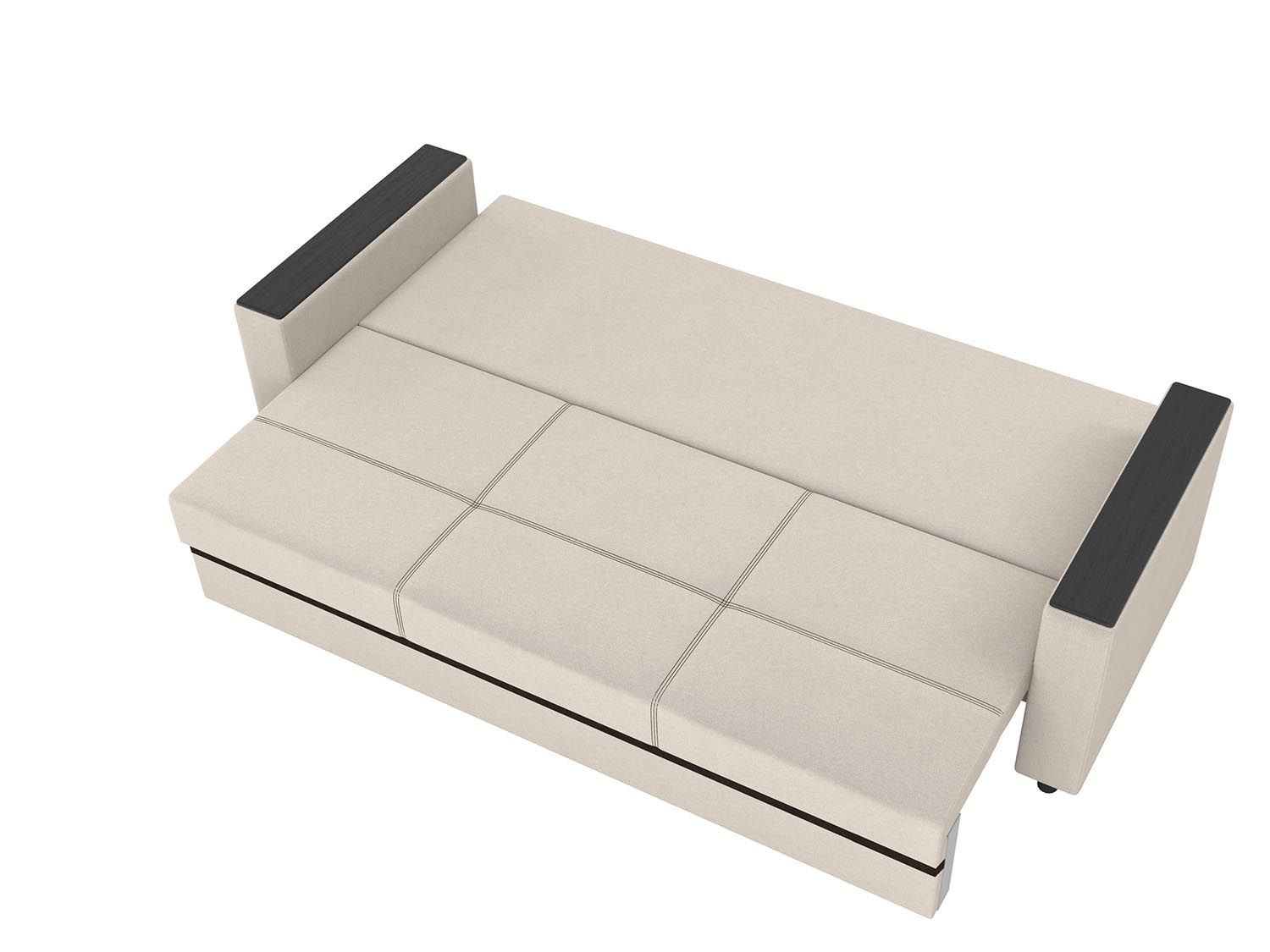 Смарт диван-кровать 3-х мест / велюр Parma 6 бежевый