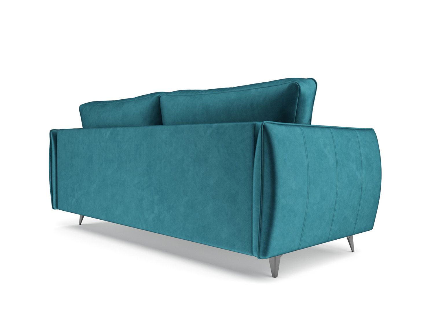 Диван Осло бархат сине-зеленый STAR VELVET 43 BLACK GREEN