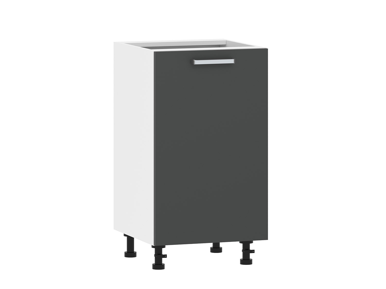 Борги 100.01 450 тумба кухонная / Белый/Антрацит