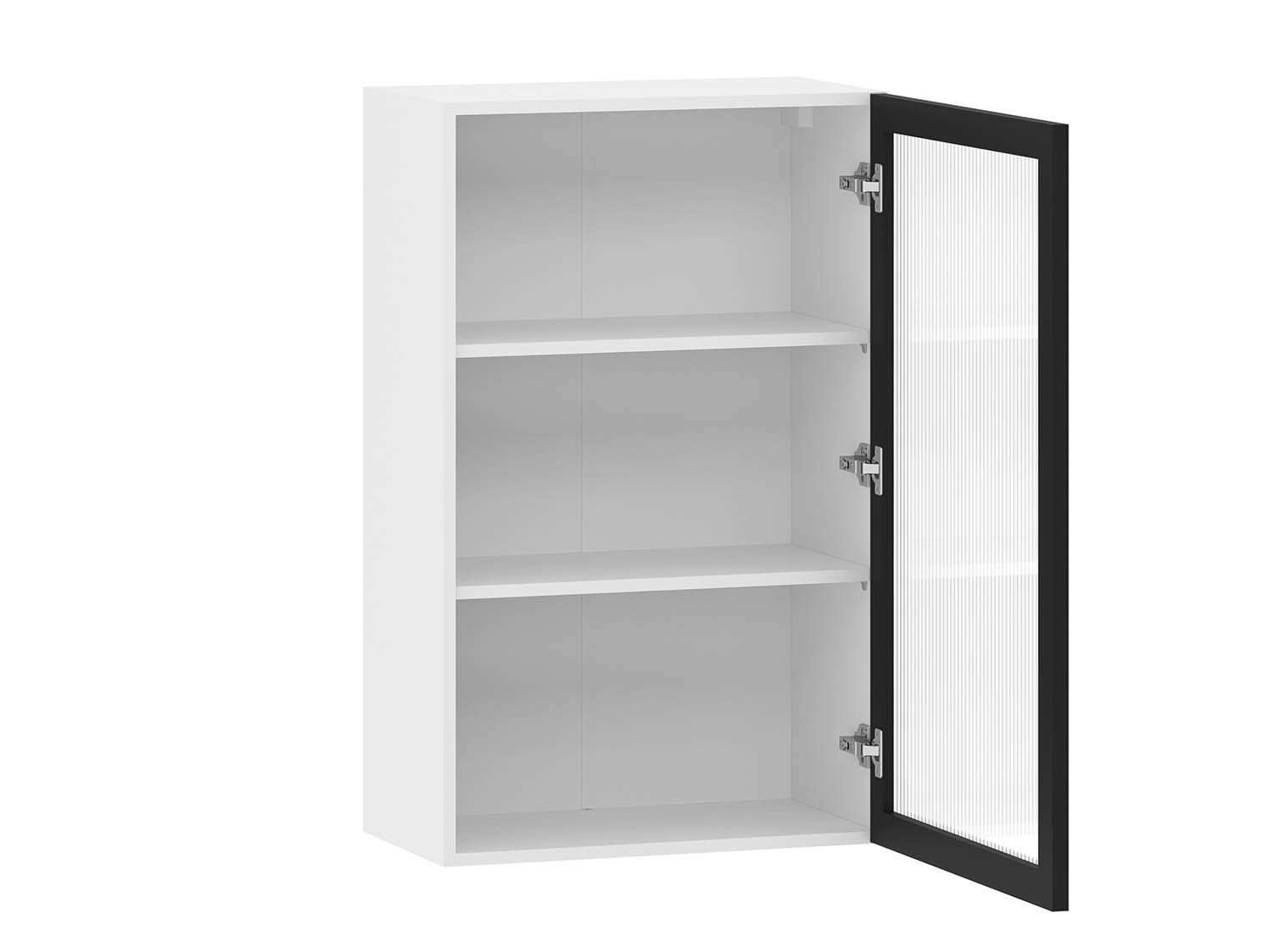 Moru 100.82.600 шкаф наквесной Белый / Черный