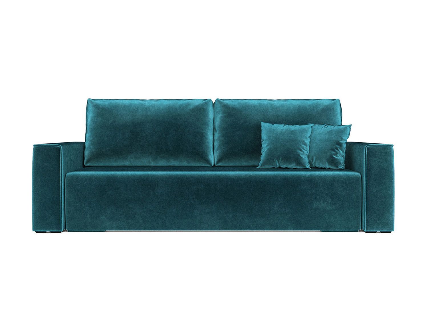 Диван Манхэттен бархат сине-зеленый STAR VELVET 43 BLACK GREEN