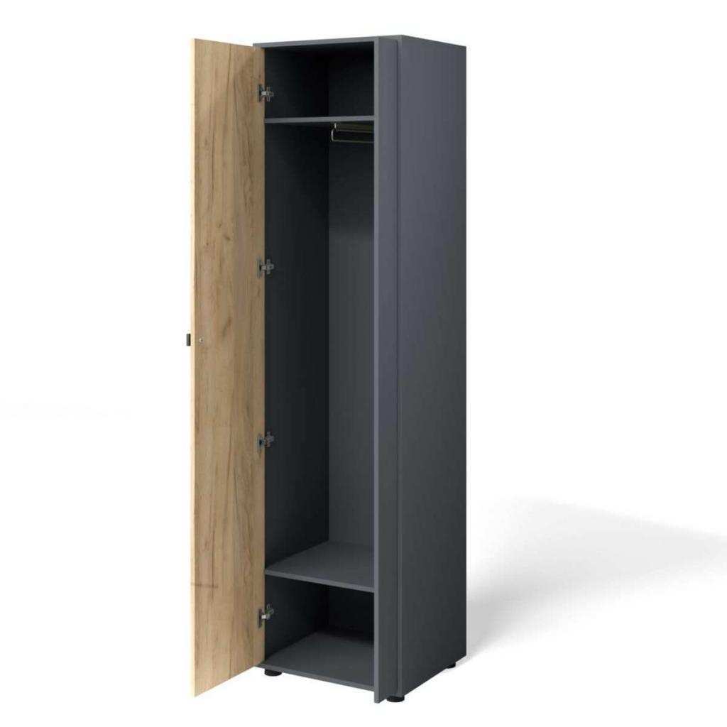 Шкаф Мини-Лайт МЛ-2 дуб крафт/графит