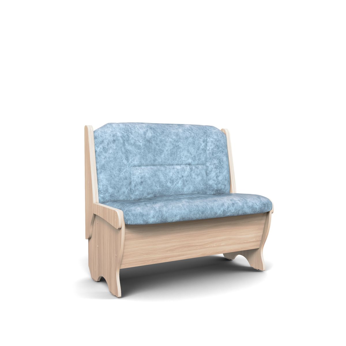 Скамья Лотос 950 ясень светлый/лагуна