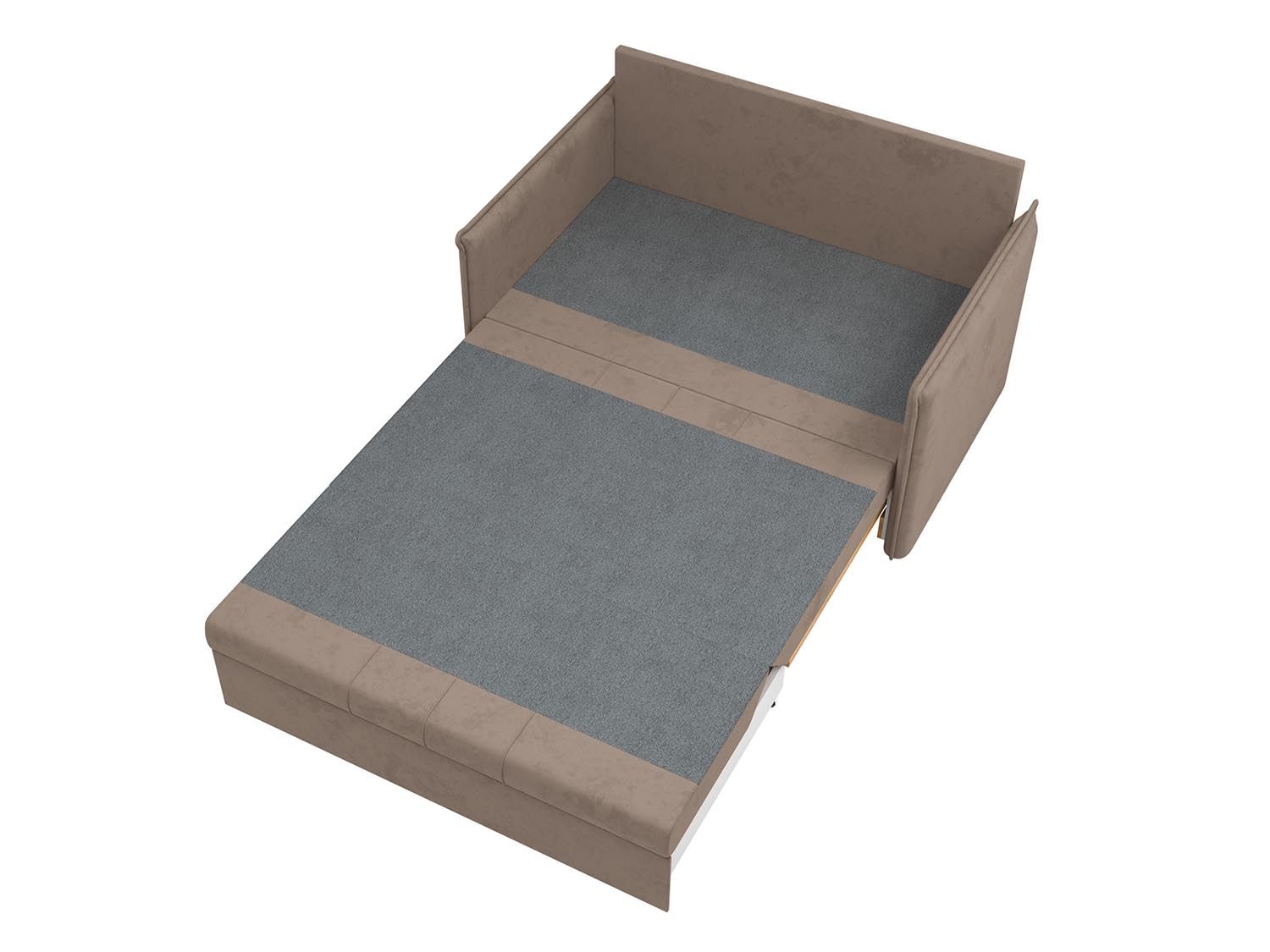 Дэнди диван-кровать 2 думки / велюр Fresh хумус / крем