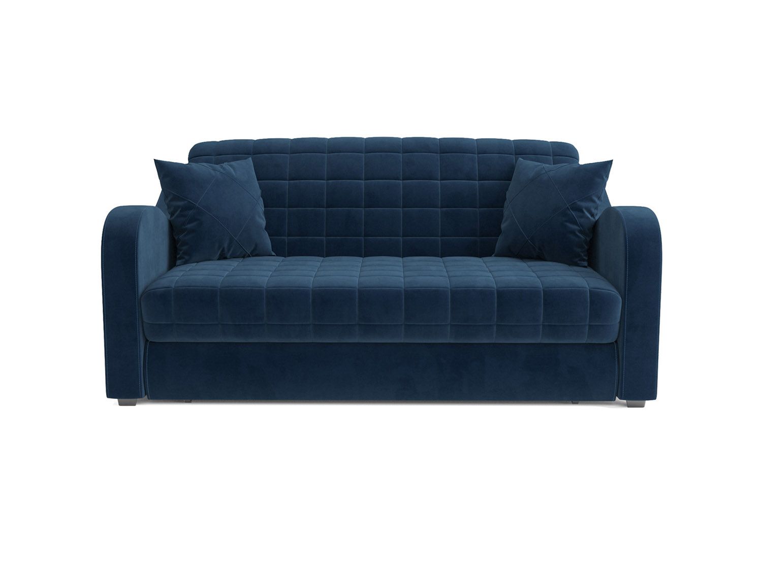 Диван Аккордеон Барон №4 Темно-синий Luna 034