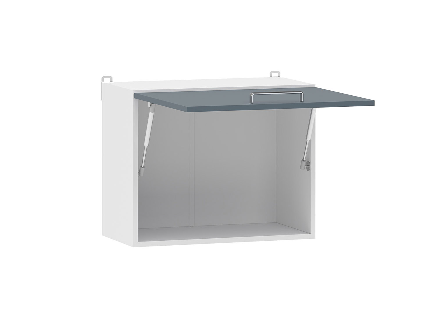 Борги 100.39 600 шкаф навесной / Белый/Маренго