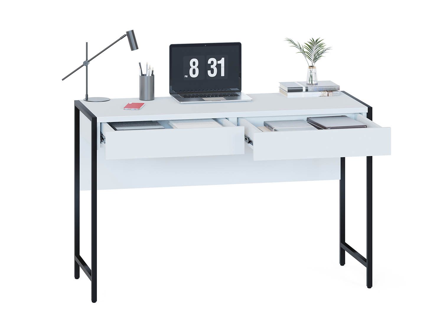 СПМ-402 Стол письменный Белый