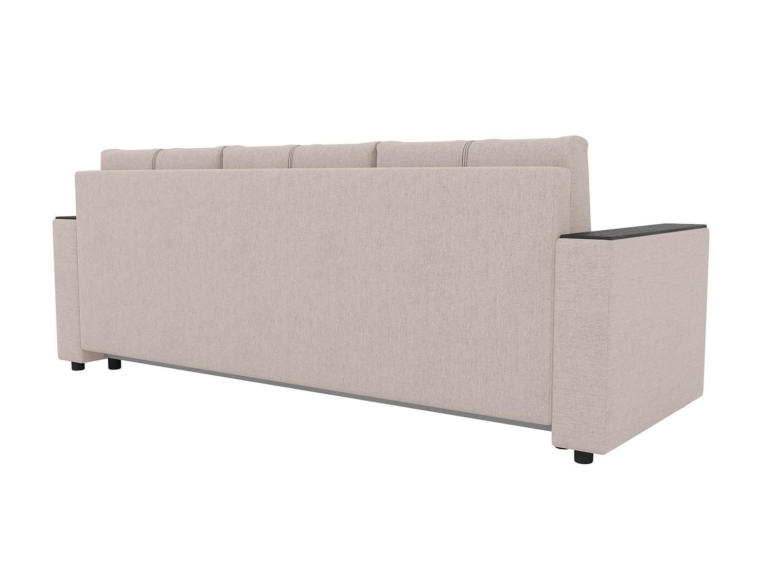 Смарт диван-кровать 3-х мест / жаккард ролан 9/1 кремовая